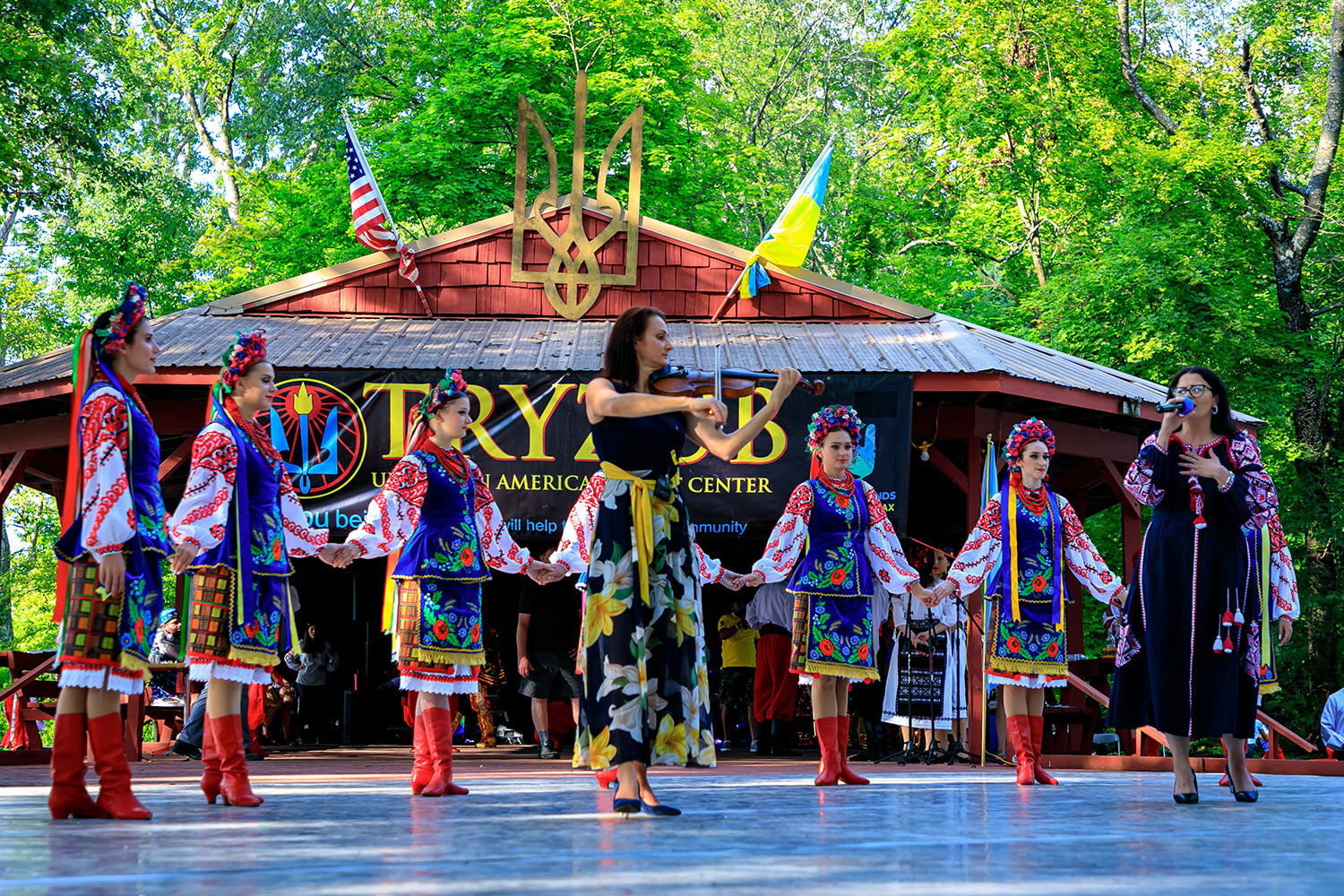 Artist performing at Ukraine Fest