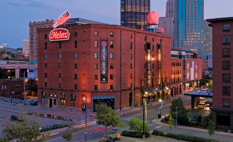 A photo of the exterior of the Heinz History Center in Pittsburgh