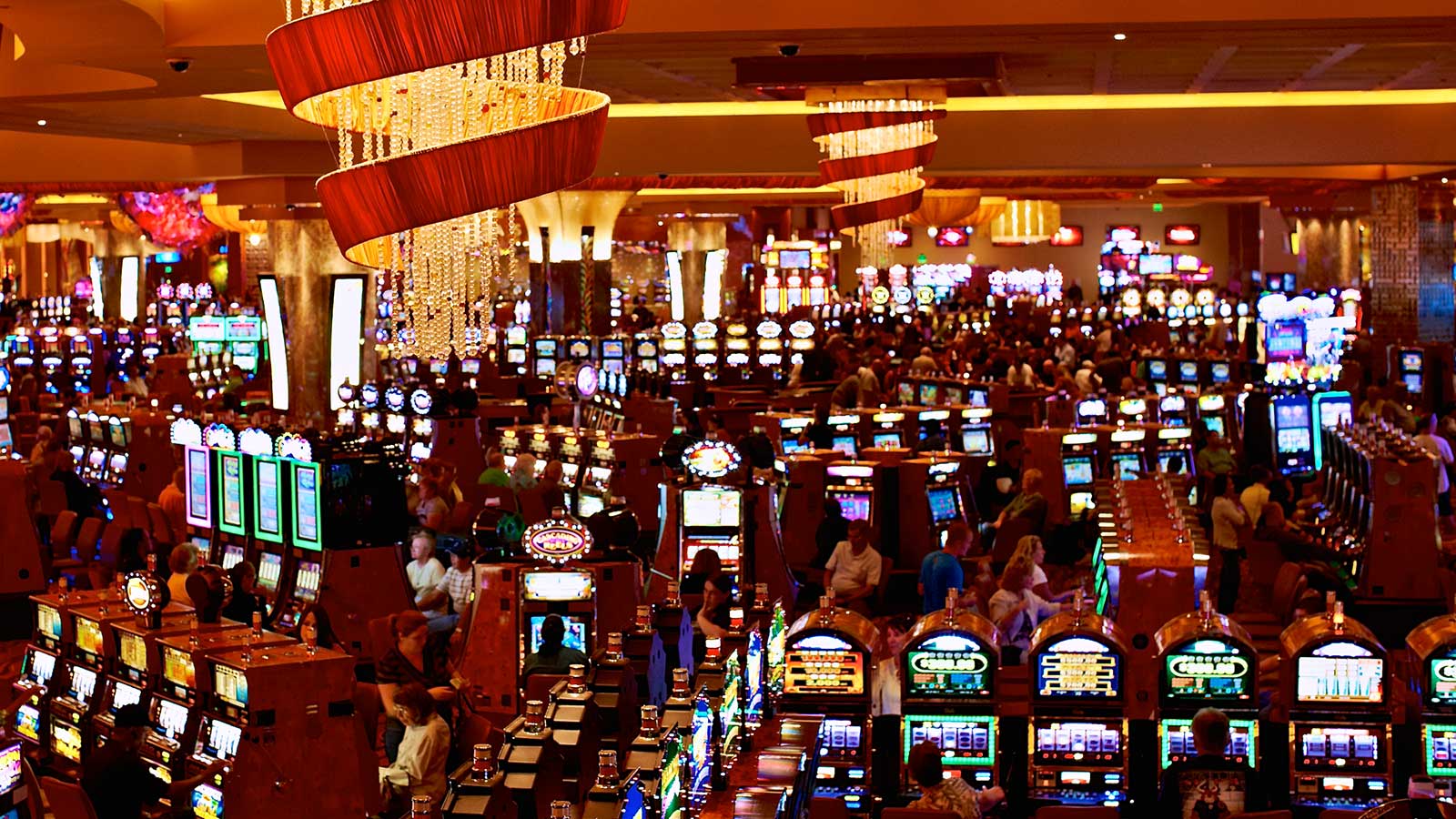 a photo of slot machines at Parx Casino