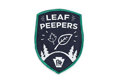 leaf peepers roadtrip graphic patch