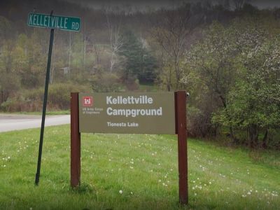 Signage Board Kellettville Campground
