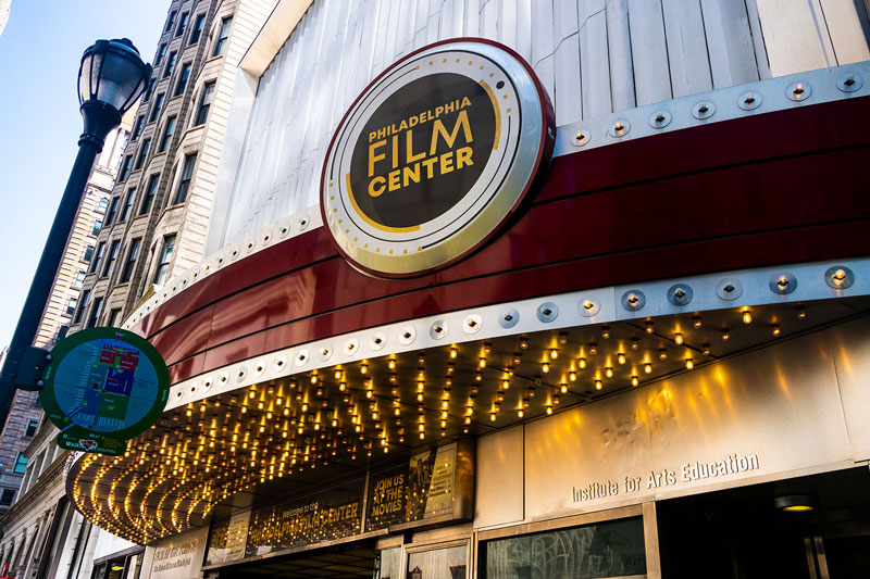 exterior shot of The Philadelphia Film Center