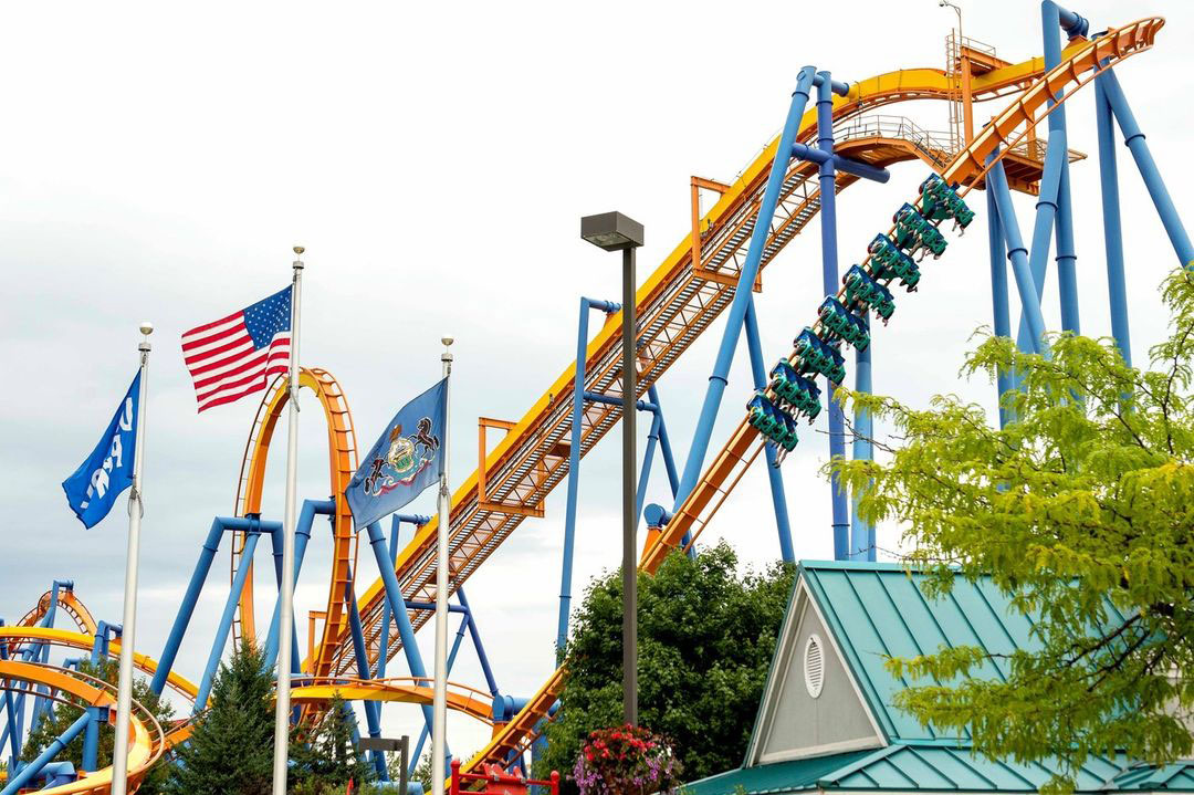 10 tallest roller coasters in Pennsylvania