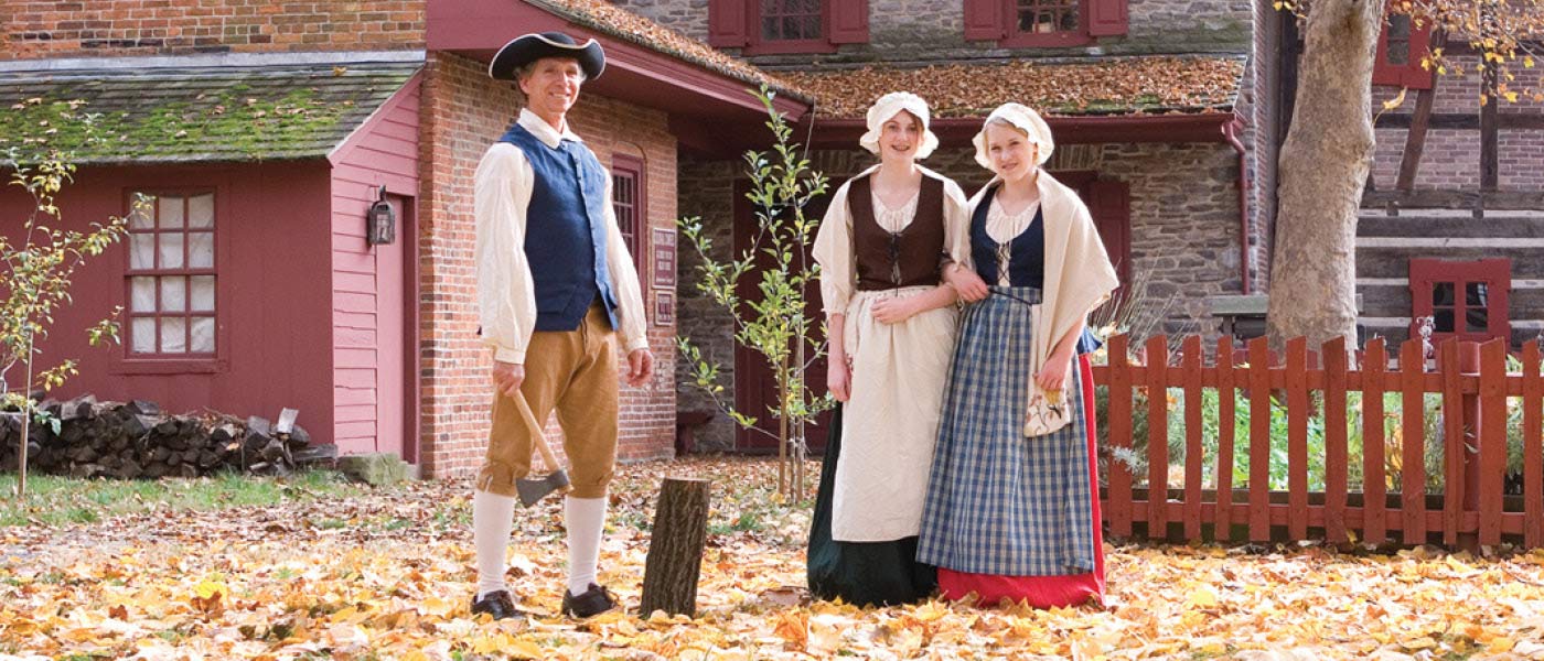group of people dressed in Dutch attire