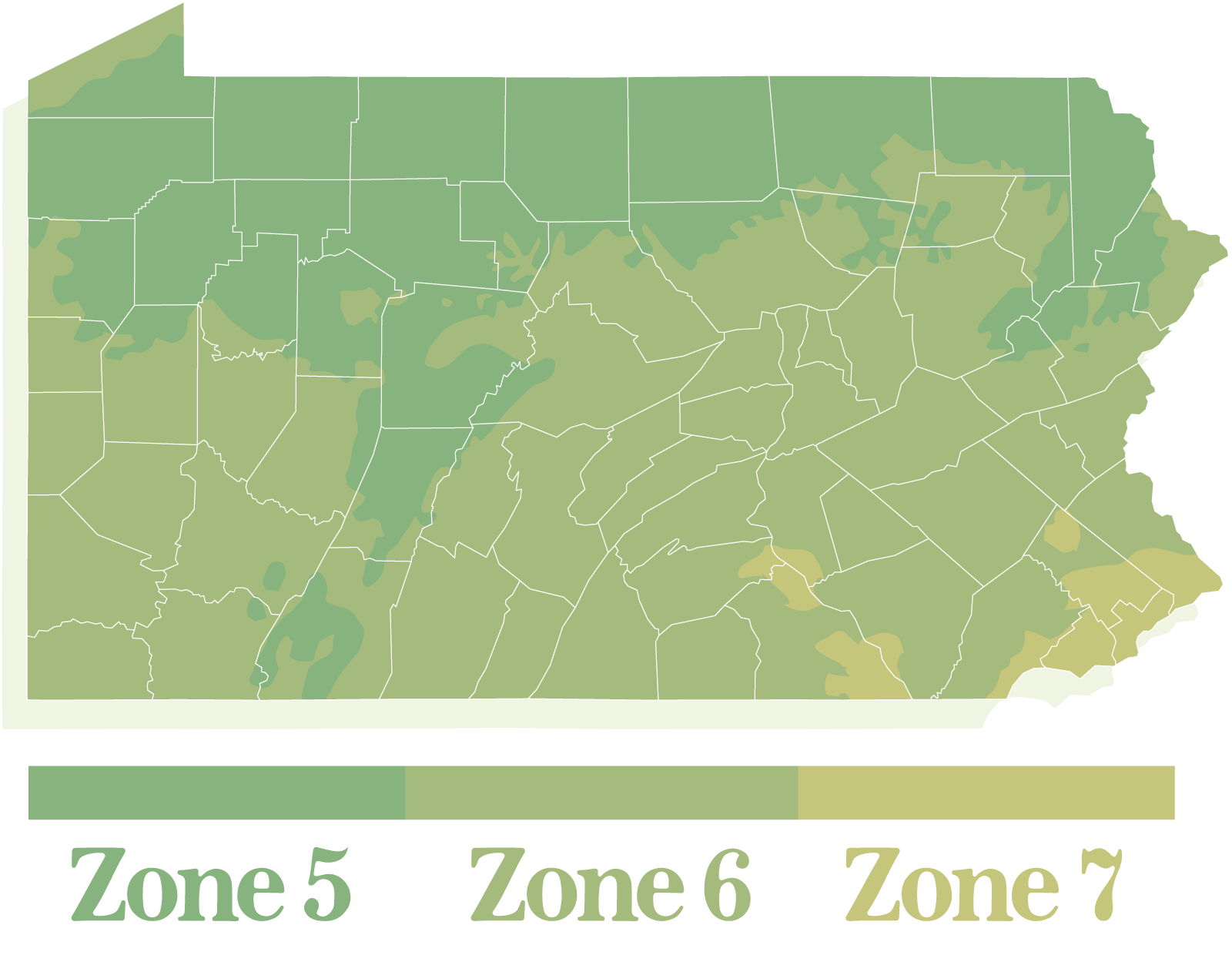 Pennsylvania Zonal Graphic 
