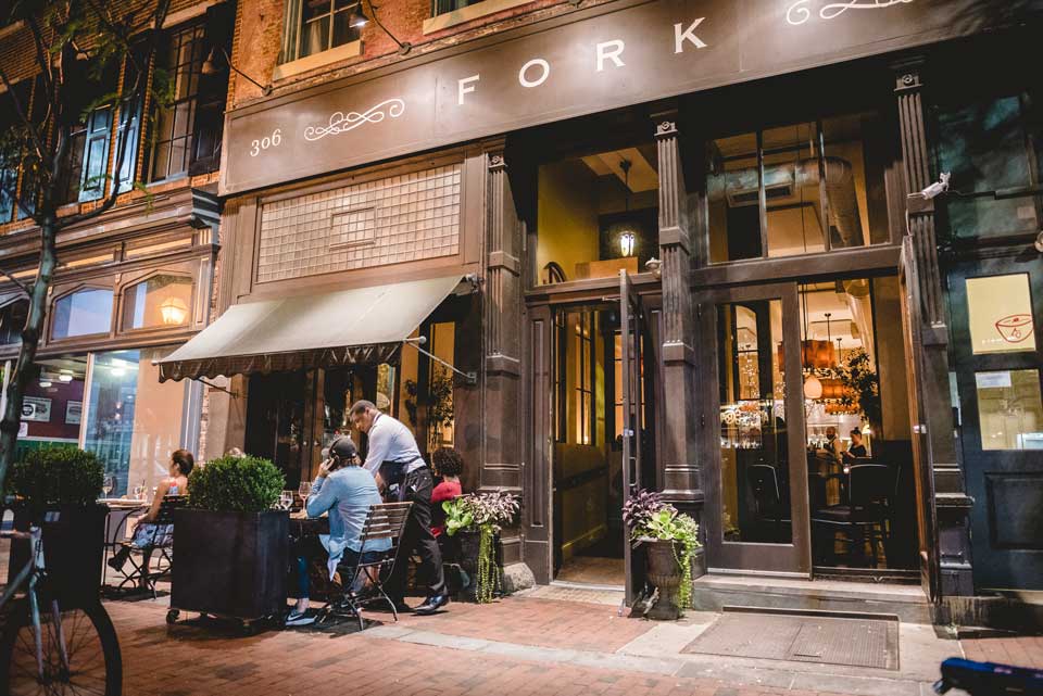 Outside Fork Restaurant