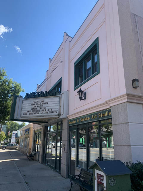 Theater Entrance with Board