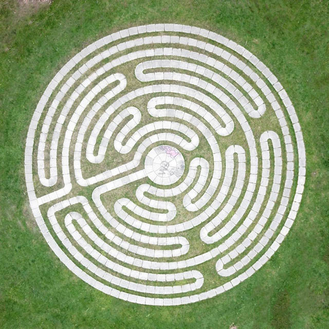 Maze in the garden