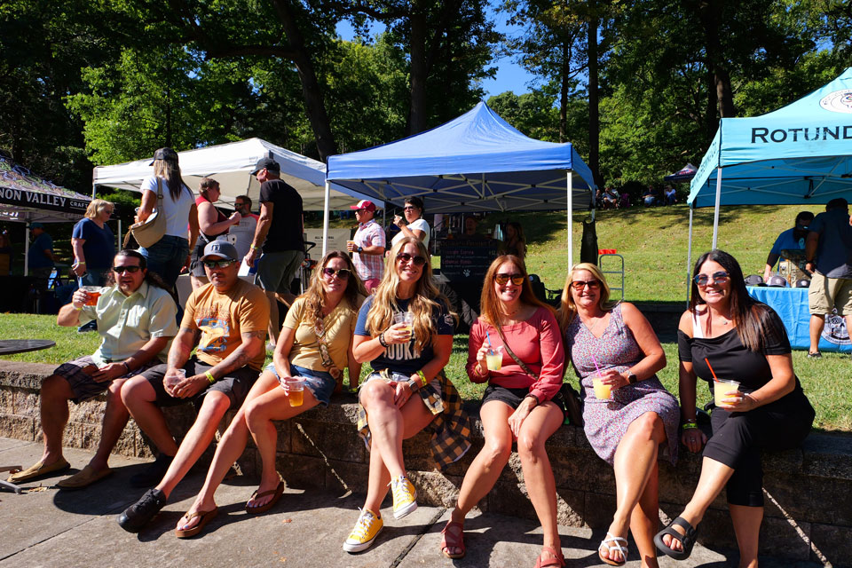 group  of people enjoying drinks