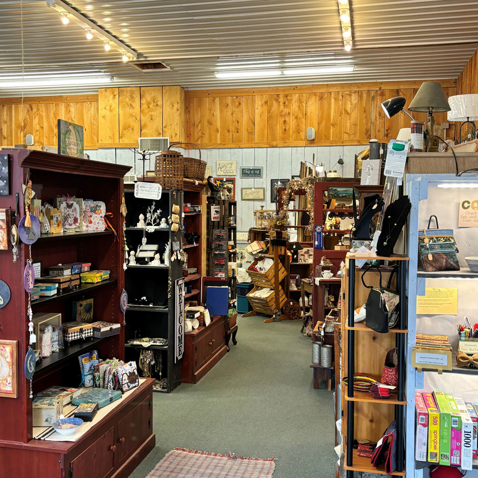 Antiques inside store