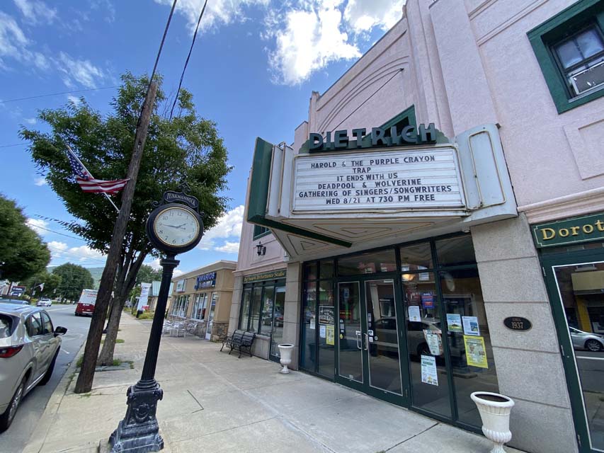 Theatre entrance from main street