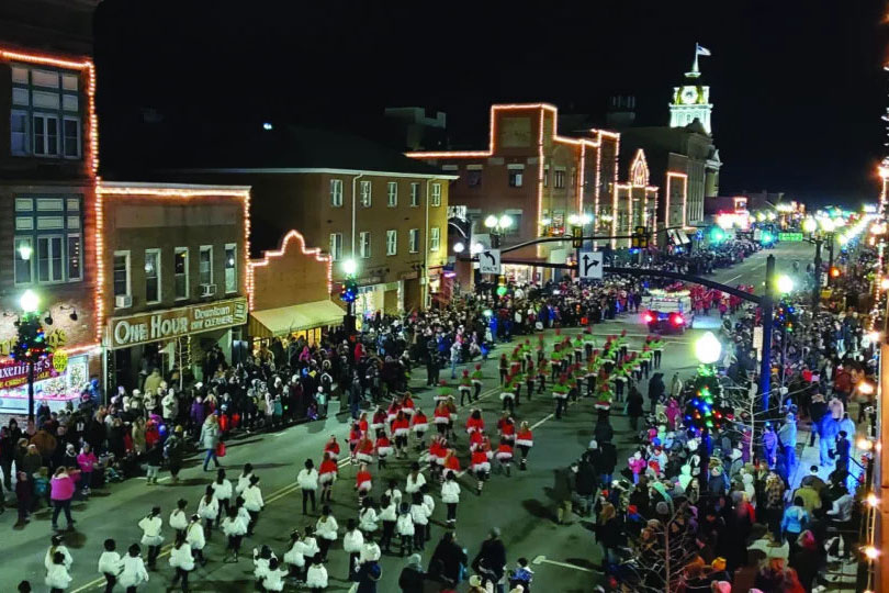 Christmas Holiday Parade on main street