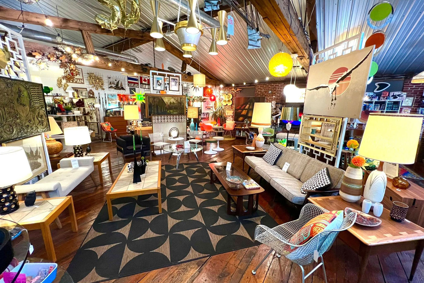 mid-modern and vintage collection of furniture and decor at Space