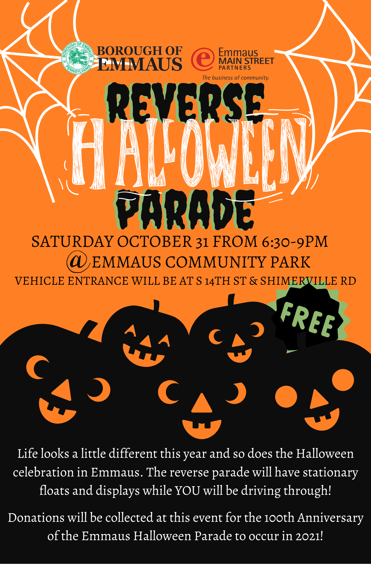 Emmaus Reverse Halloween Parade Complete Travel