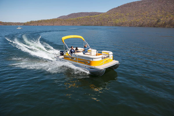 pantoon boat raystown lake
