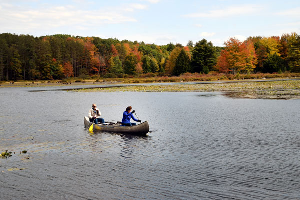 two people boating in lake