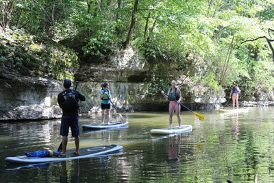 Kayaking Hidden River Trail