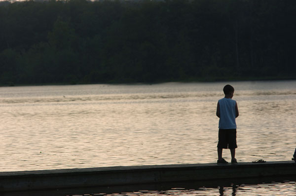 fishing on Otter Lake