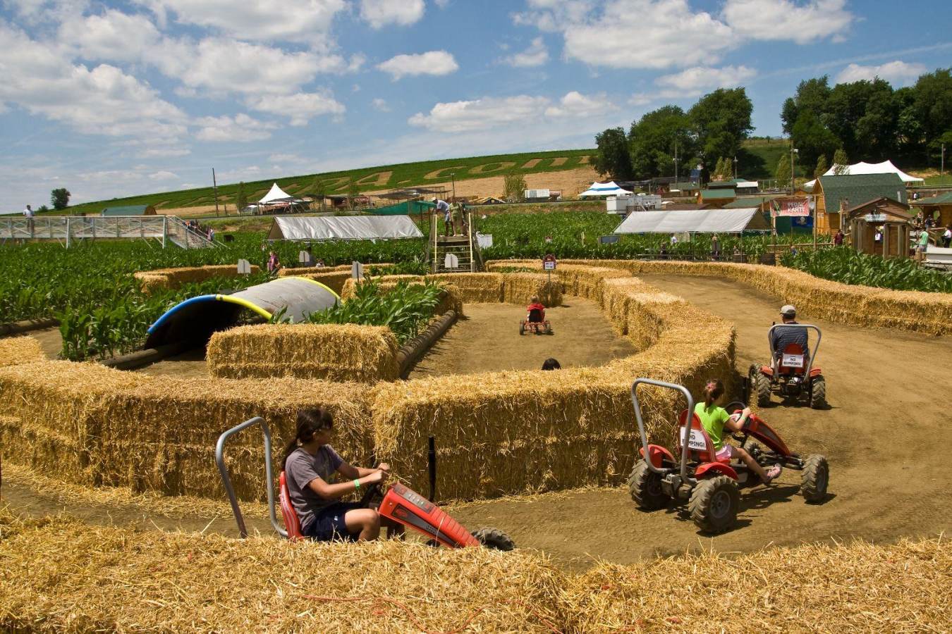 go carts on farm