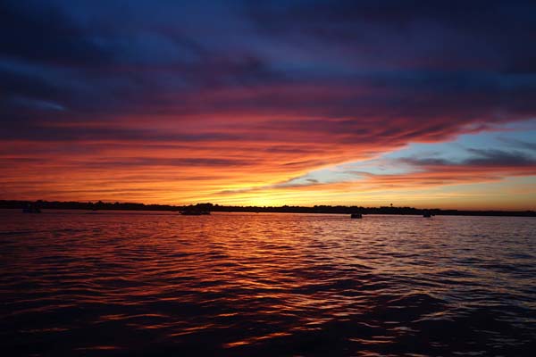 conneaut lake sunset