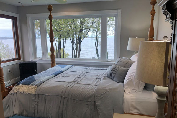 Dreamy lakeview from Lake House Bedroom