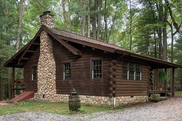 log cabin house