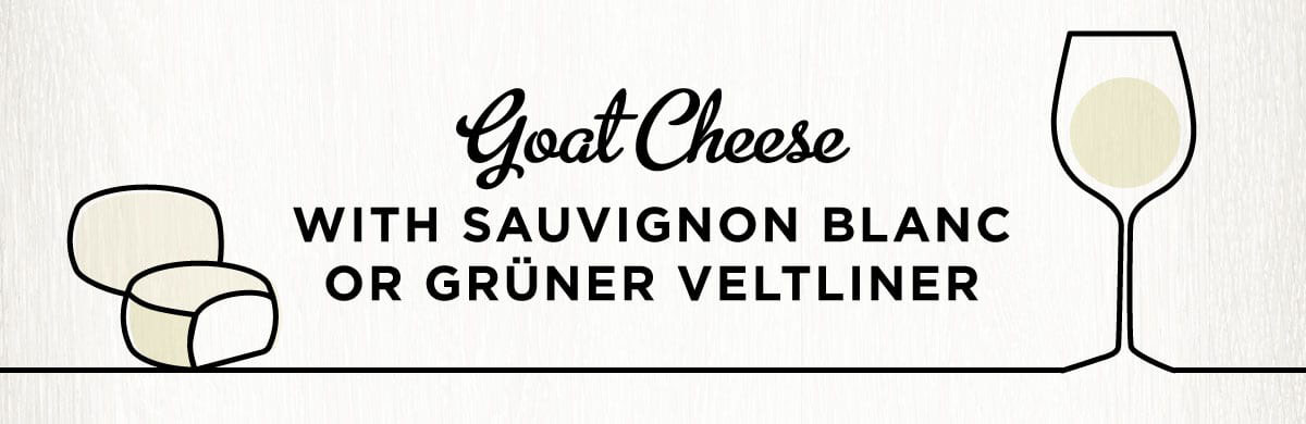 goat cheese with vine graphic
