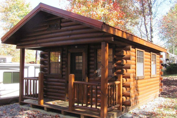 wooden cabin