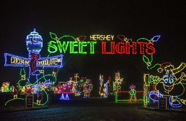 Hershey Park Sweet Lights Christmas lights