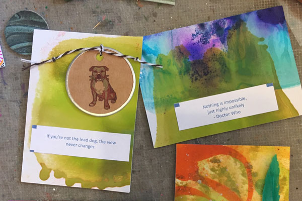 greeting cards crafted