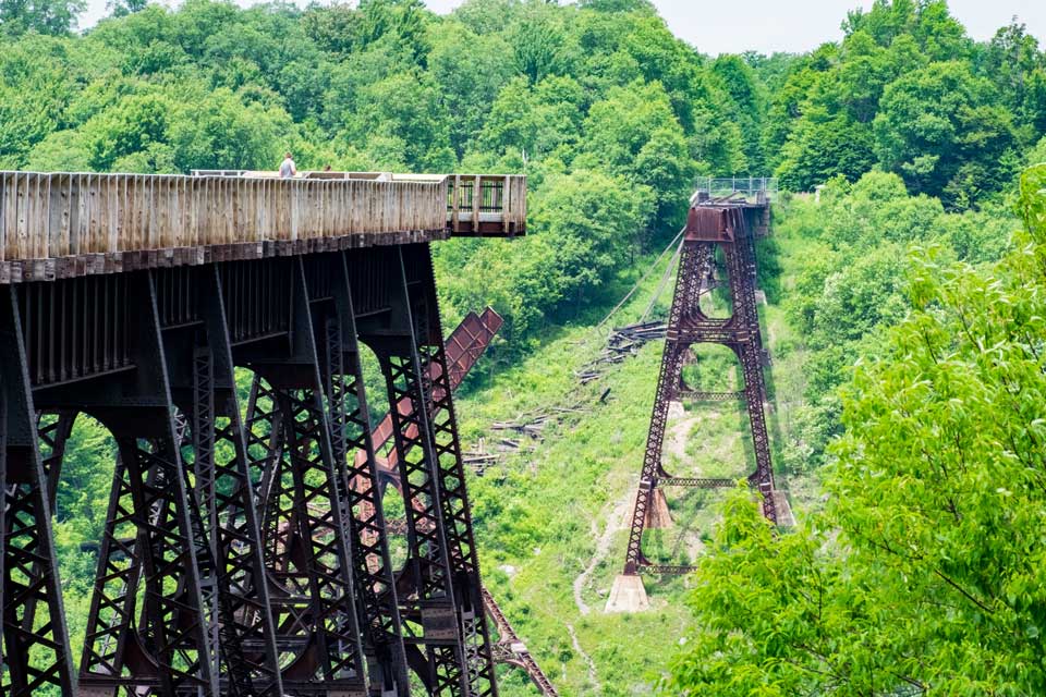 Kinzua Skywalk Bridge scenic