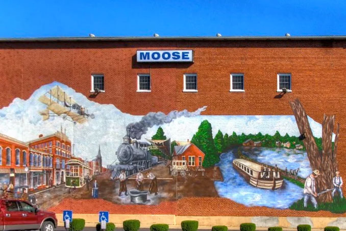 Milton Transportation Mural