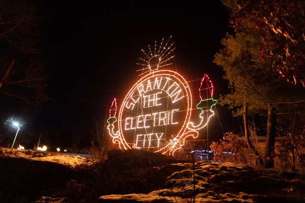 Scranton The Electric City lights