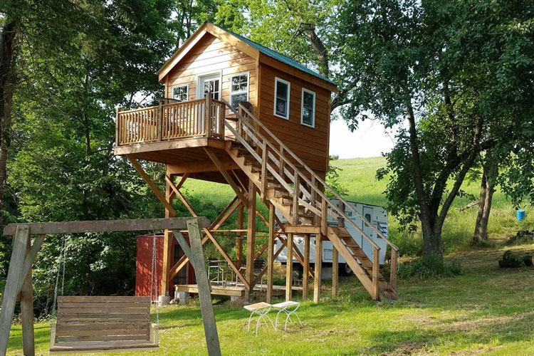 Wooden Tree House