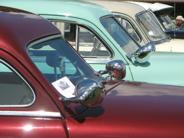 vintage cars parked