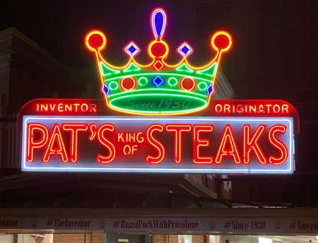 Pats King of Steaks
