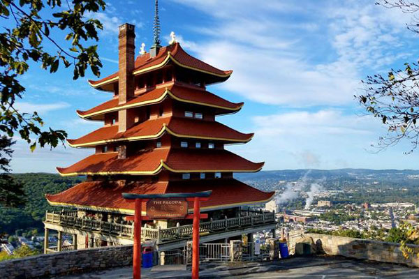 Pagoda tiered tower