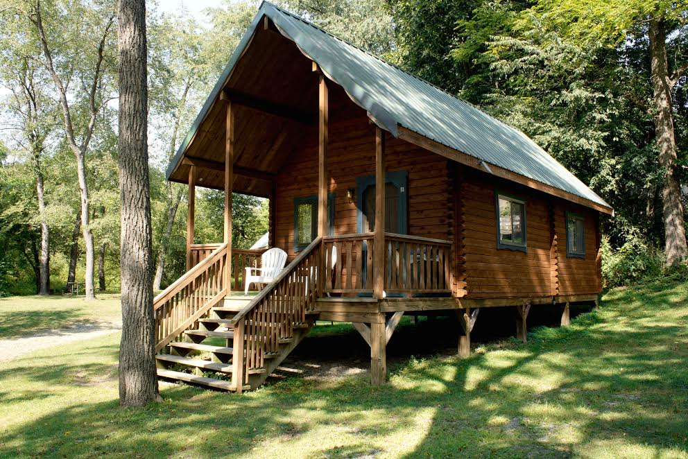 wooden cabin
