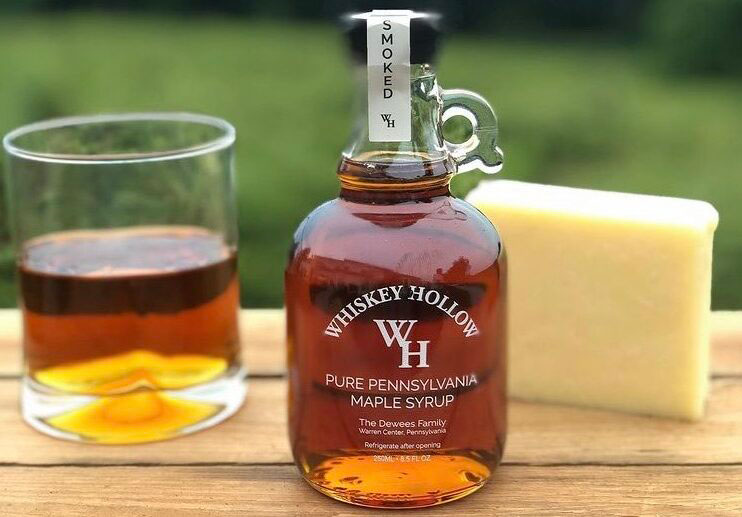 Smoked maple syrup