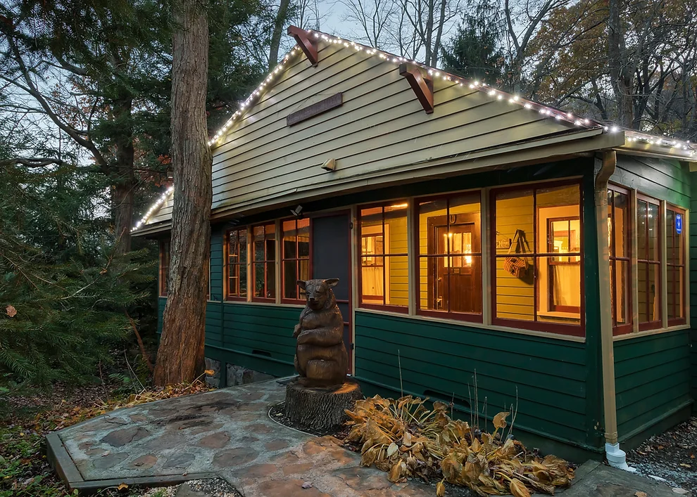 inside cabin house