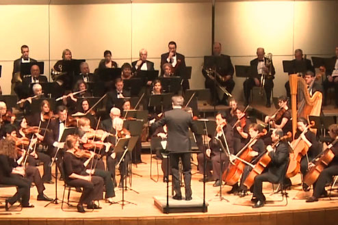 Symphony Orchestra on stage