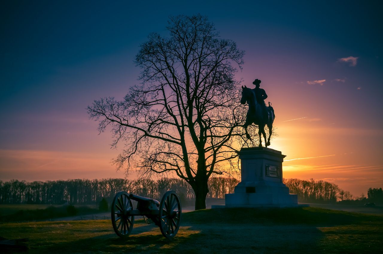 Sunset at Gettysburg