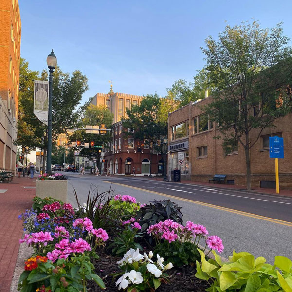 beautiful downtown westchester main street roads