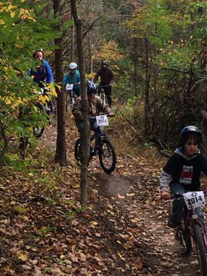 kids mountain biking at nockamixon state park