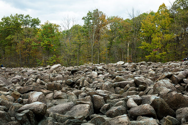 boulder rocks at park