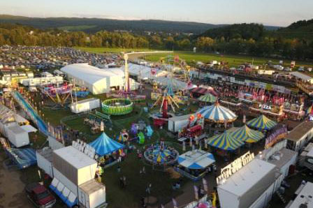 Somerset county fair view from top