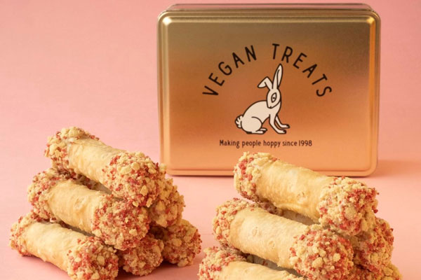 treats stacked on table