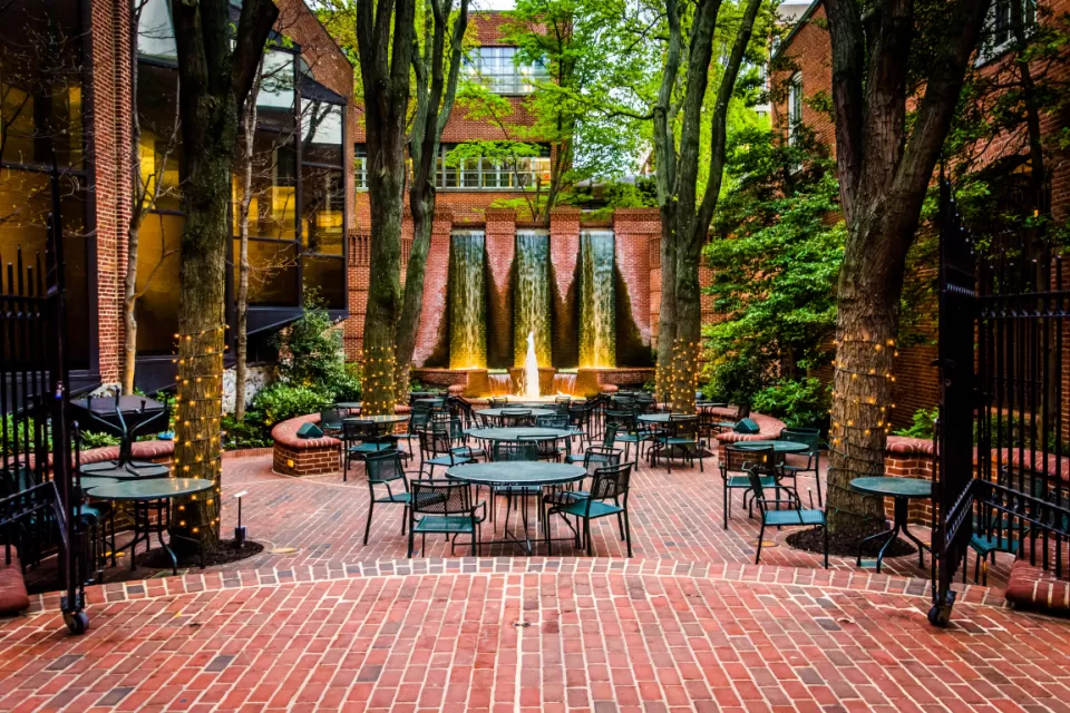 tables and chairs outdoor