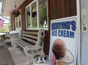 keatings ice cream signage