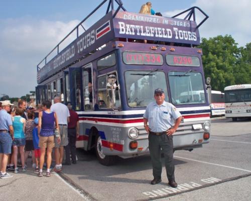 GETTYSBURG BATTLEFIELD BUS TOUR DEPARTURE 